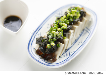 Chinese food classic century egg tofu 86885867