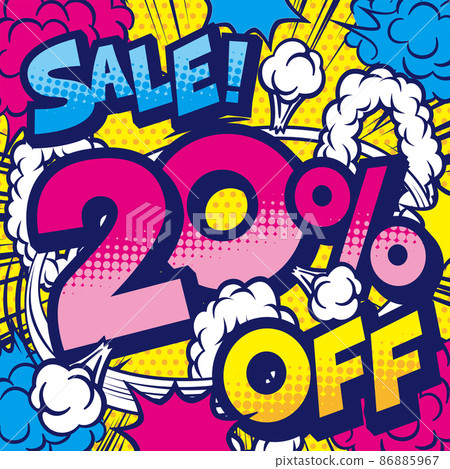 20% 折扣 POP 材料 86885967