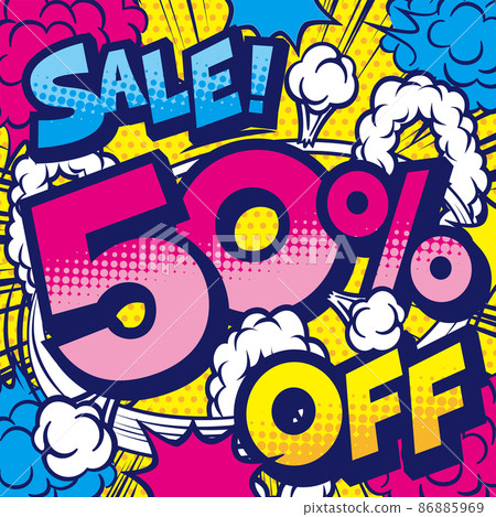 50% 折扣 POP 材料 86885969