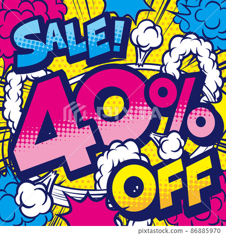 40% 折扣 POP 材料 86885970