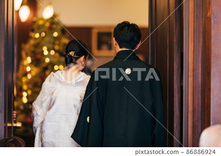 婚禮形象:新郎新娘入場 婚禮形象:新郎新娘入場 86886924