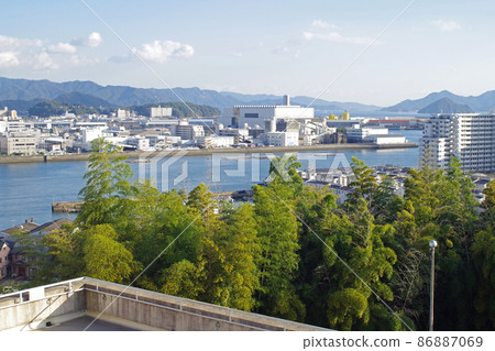 從江葉山氣象博物館看城市景觀 從江葉山氣象博物館看城市景觀 86887069