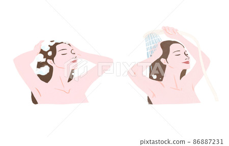 一個女人洗頭 一個女人洗頭 86887231