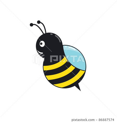 honey Bee vector icon illustration 86887574
