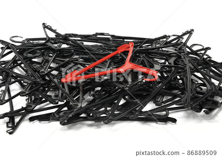 Plastic hanger attached when returning from cleaning Plastic hanger attached when returning from cleaning 86889509