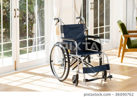 Wheelchair in a nursing home Wheelchair in a nursing home 86890762