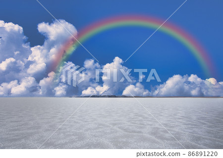 旱季烏尤尼鹽湖的壯麗景色 86891220