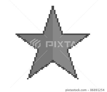 星星的像素藝術（黑色） 86891254