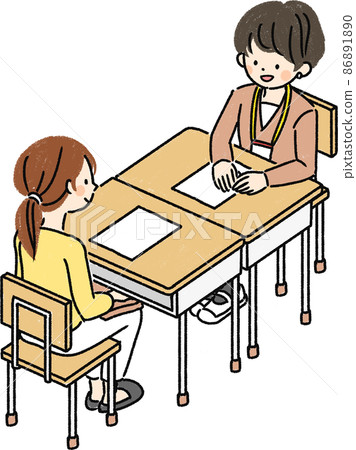 Personal interview with female teacher and mother 86891890