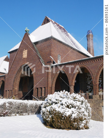 Building of the crematorium in Debrecen city, Hungary Building of the crematorium in Debrecen city, Hungary 86893161