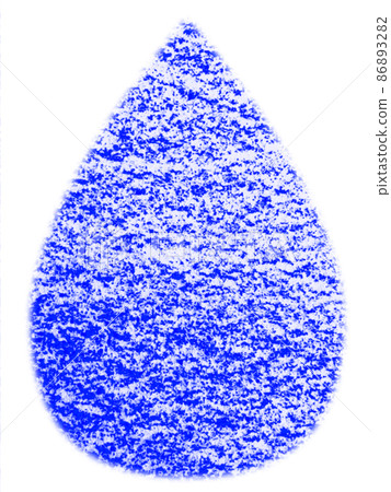 用蠟筆繪製的水滴插圖 Kirinuki 深藍色 白色背景 其他顏色可選 用蠟筆繪製的水滴插圖 Kirinuki 深藍色 白色背景 其他顏色可選 86893282