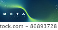Metaverse. Future vitrual universe. Digitally abstract background.  86893728