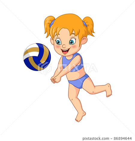 cartoon, girl, vector 86894644