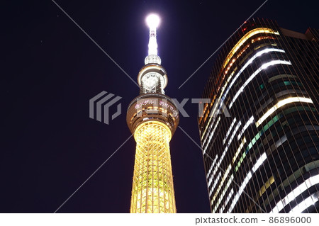 東京晴空塔金牌得主特別亮燈 東京晴空塔金牌得主特別亮燈 86896000