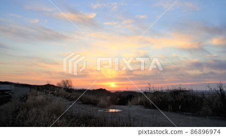 美麗的夕陽 美麗的夕陽 86896974