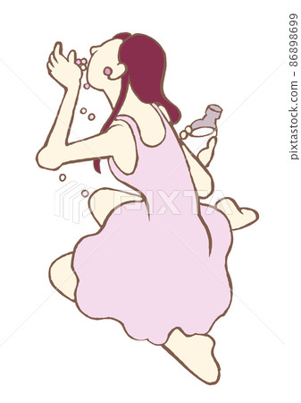 一個女人服用大量藥物的人格障礙圖解 簡單 86898699