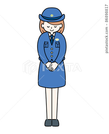 女警鞠躬 86898817