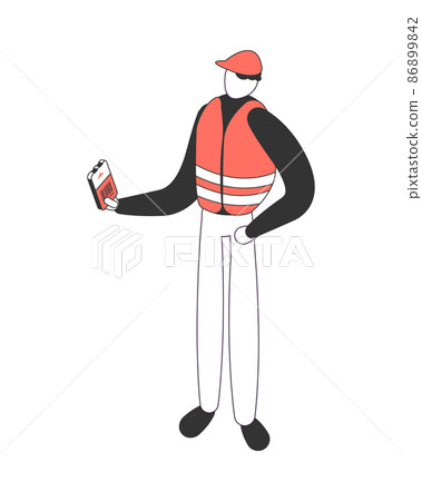 Parking Guard Isometric Composition Parking Guard Isometric Composition 86899842