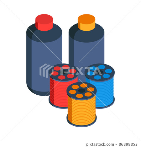 3D Printing Paint Composition - Stock Illustration [86899852] - PIXTA