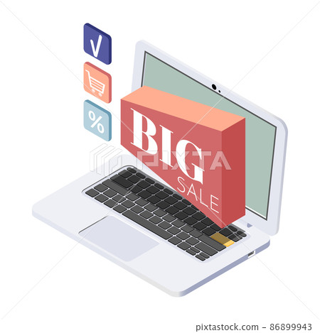 Big Sale Laptop Composition 86899943