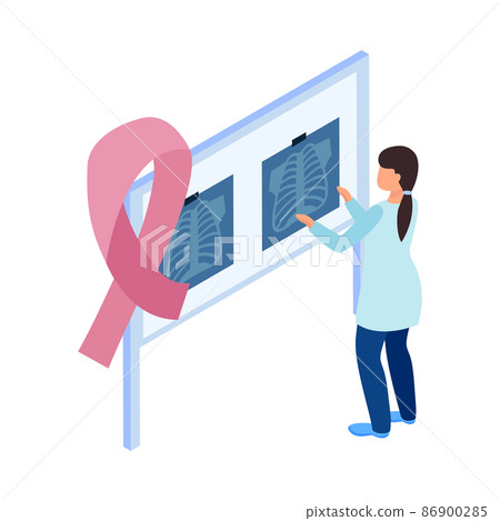 Cancer Doctor Radiograms Composition 86900285