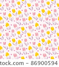 Decorative floral background 86900594