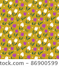 Decorative floral background 86900599