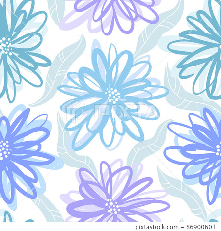 Decorative floral background Decorative floral background 86900601