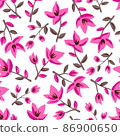 Decorative floral background 86900650