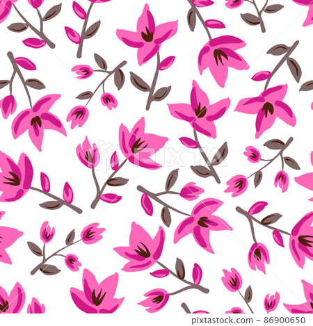 Decorative floral background 86900650