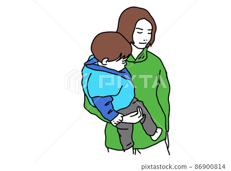 母親抱著孩子 03 86900814