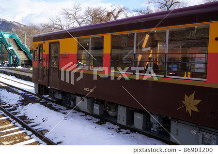 Local line Watarase Valley Railway trolley train Local line Watarase Valley Railway trolley train 86901200