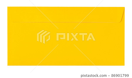 yellow envelope isolated on white background yellow envelope isolated on white background 86901799