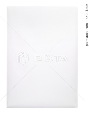 White envelope C4 isolated background. top view White envelope C4 isolated background. top view 86901806
