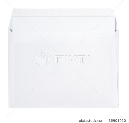 Blank envelope isolated on white background Blank envelope isolated on white background 86901910