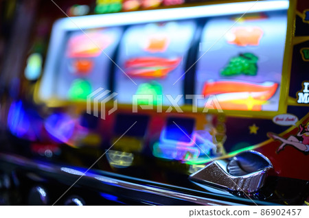 Slot machine [Big hit, background blur, 777] 86902457