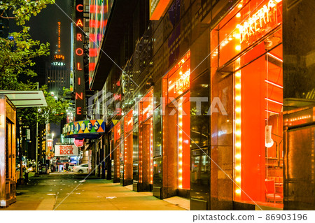 Night view of New York Manhattan Night view of New York Manhattan 86903196