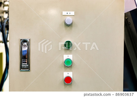 控制面板盒按鈕和電源燈 控制面板盒按鈕和電源燈 86903637