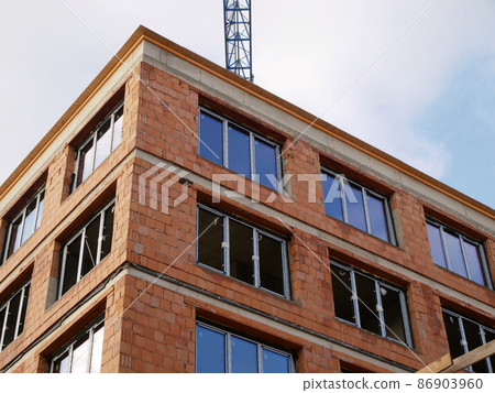 Construction of a new apartment building 86903960