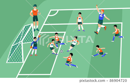 Football Soccer Composition 86904720