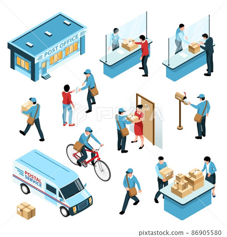 Post Office Isometric Set 86905580