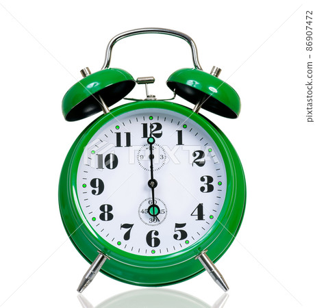 Big green alarm clock Big green alarm clock 86907472