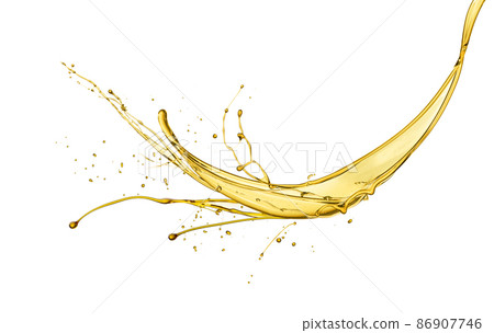oil splash wave 86907746