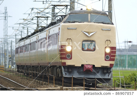 北陸本線三河加賀笠間 JR 西 485 系列 K11 編隊 (金澤) Kaetsu 86907857