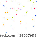 Confetti background. Party confetti pieces 86907958