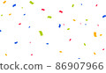 Confetti background. Party confetti pieces 86907966