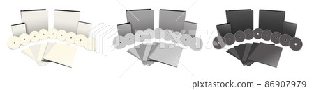 Three Bundles blank template white, grey and black for presentation layouts and design. Three Bundles blank template white, grey and black for presentation layouts and design. 86907979