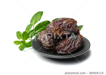 Big Dates Isolated. Date Palm Fruits Big Dates Isolated. Date Palm Fruits 86909114
