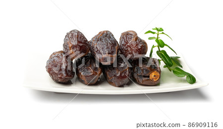 Big Dates Isolated. Date Palm Fruits Big Dates Isolated. Date Palm Fruits 86909116