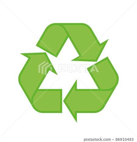 Simple flat Universal Recycling Symbol Simple flat Universal Recycling Symbol 86910483